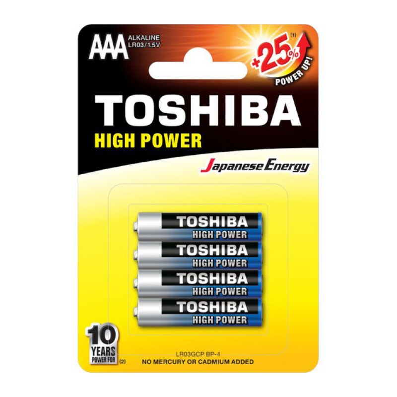 ΜΠΑΤΑΡΙΑ TOSHIBA AAA (Καρτέλα)