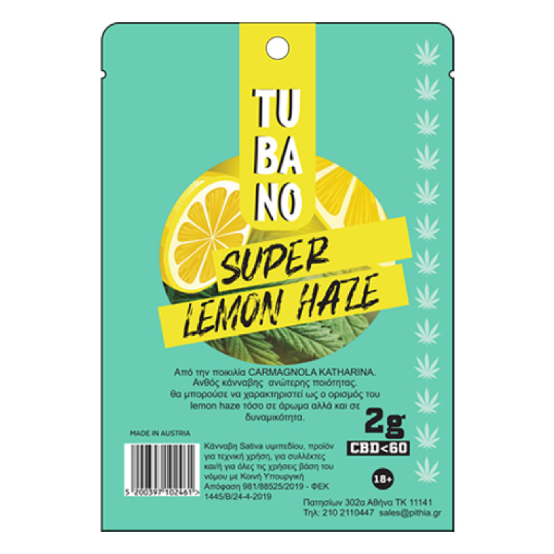 TUBANO CBD Super Lemon Haze 2g