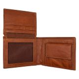 Πορτοφόλι Pithia EF-78 Cognac/Cream